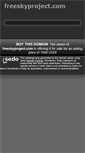 Mobile Screenshot of freeskyproject.com